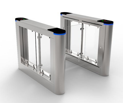IC ID การจดจำใบหน้า ประตูหมุน speedgate ทางเข้า 35W 900mm
