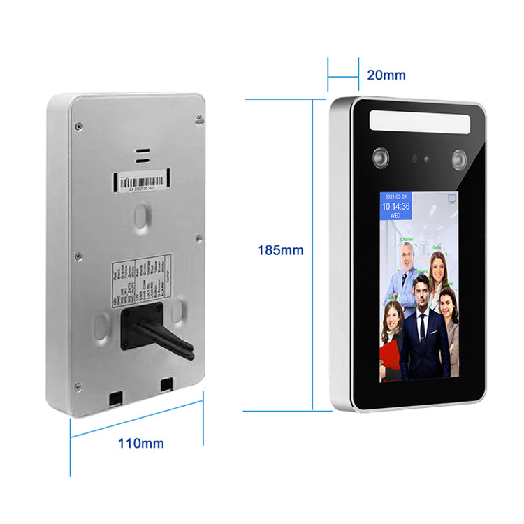 Digital Locker Cabinet Face Recognition ระบบไบโอเมตริกซ์ IP67 สีเงินเมทัลลิก
