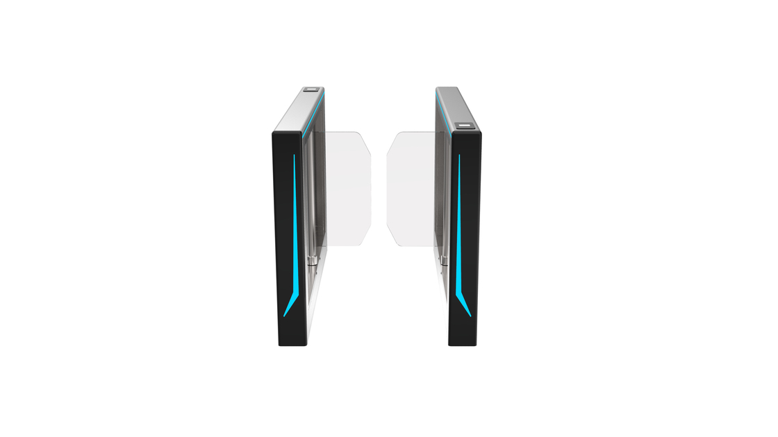 SUS304 RS485 ประตูหมุนเร็ว ประตูหมุน RFID สแตนเลส