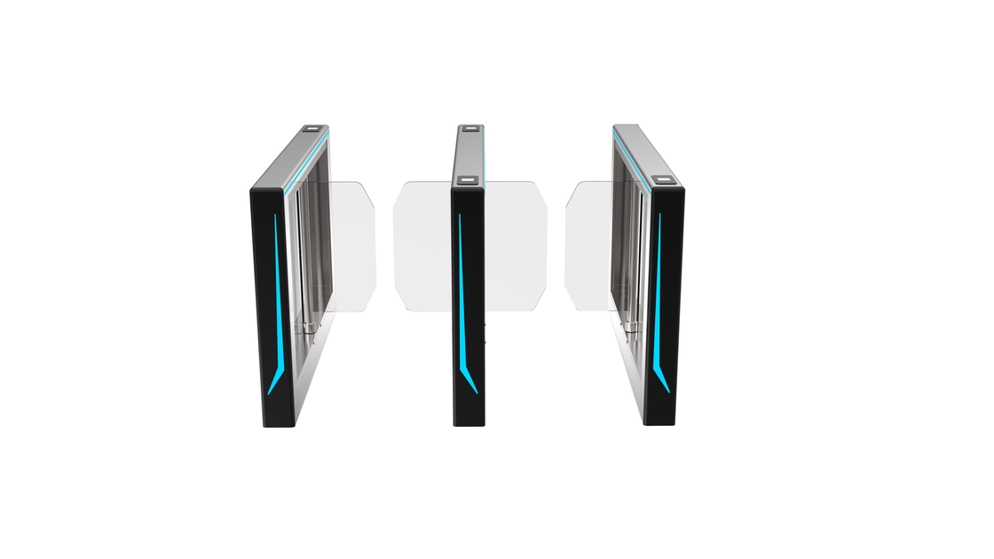 SUS304 RS485 ประตูหมุนเร็ว ประตูหมุน RFID สแตนเลส