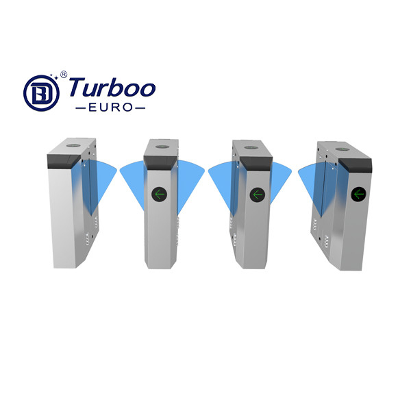 304SUS Turnstile Barrier Gate Access Control ประหยัดพื้นที่ด้วยอุปกรณ์ไบโอเมตริกซ์